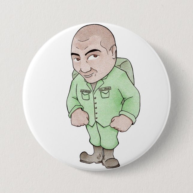 Bóton Redondo 7.62cm vinda em casa (Frente)