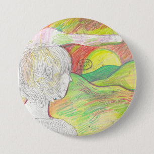 Bóton Redondo 7.62cm Volta o Pin de  