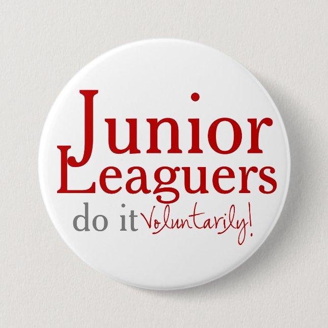 Bóton Redondo 7.62cm Voluntàriamente botão (Frente)