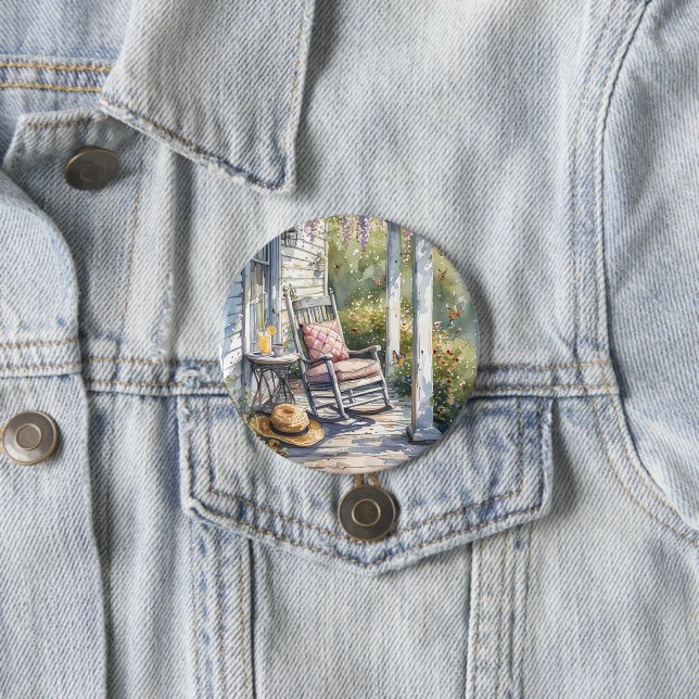 Bóton Redondo 7.62cm Wisteria Porch Rocking Cena (In Situ)