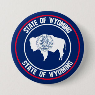 Bóton Redondo 7.62cm Wyoming Round Emblem