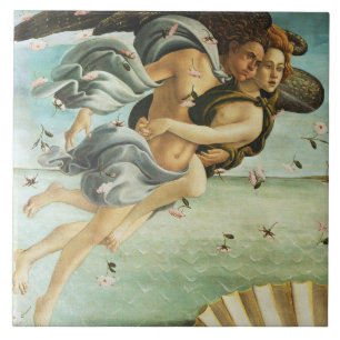 Botticelli "O Nascimento de Vênus - Zéfiro & Clóri