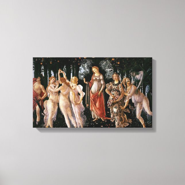 Botticelli Primavera Canvas (Frente)