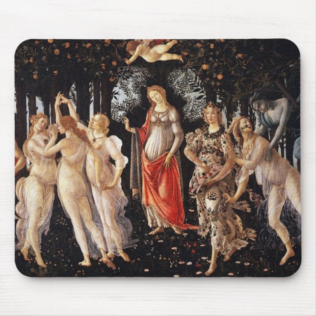 Botticelli Primavera Mouse Pad (Frente)