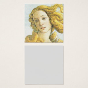 Botticelli Rosto Vênus e cabelo loiro