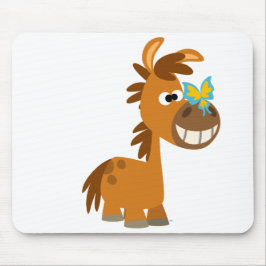 Bótulo de Cartoon Butterfly Pony Mousepad