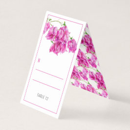 Bougainvillea cor-de-rosa, cartões de visita