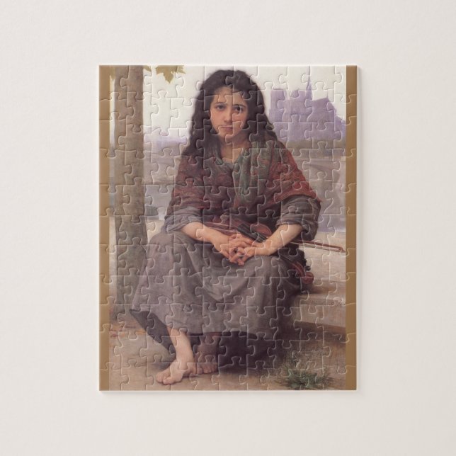 BOUGEREAU BOHEMIAN GIRL JIGSAW QUEBRA-CABEÇA (Vertical)