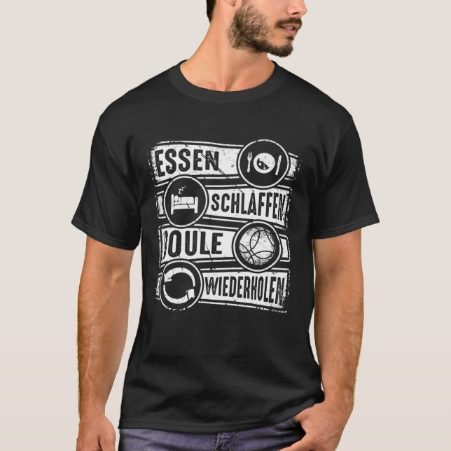 Boule Essen Sleep Repetir Petanque Boules Pullover (Frente)