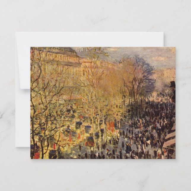 Boulevard des Capucines, por Claude Monet, Belas A (Frente)