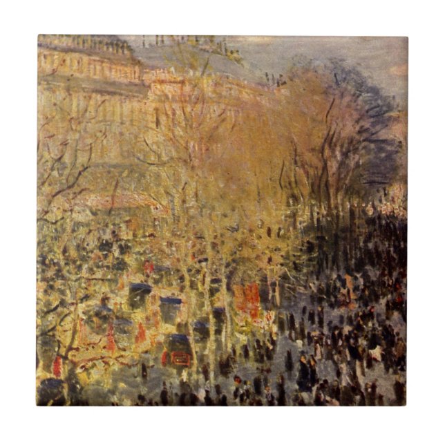 Boulevard des Capucines, por Claude Monet, Belas A (Frente)