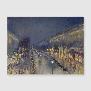 Boulevard Montmartre na Night Pissarro