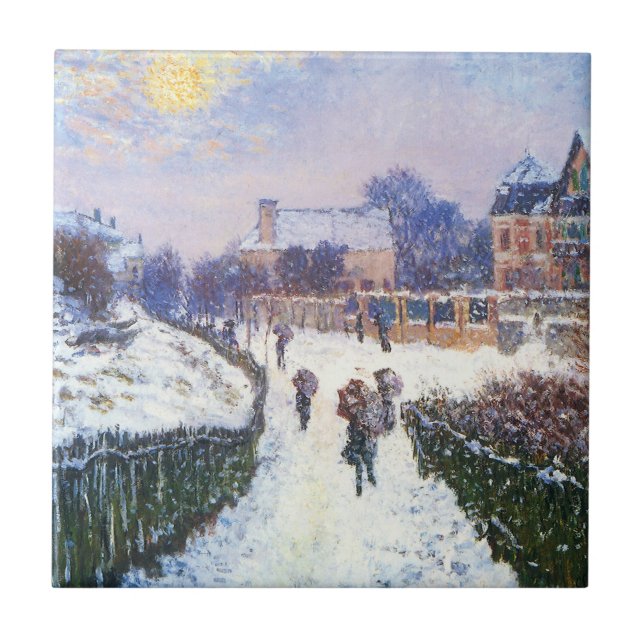 Boulevard Saint Denis Argenteuil de Claude Monet (Frente)