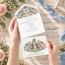 Bouquet Espiritual Católico Virgem Maria & Querubi