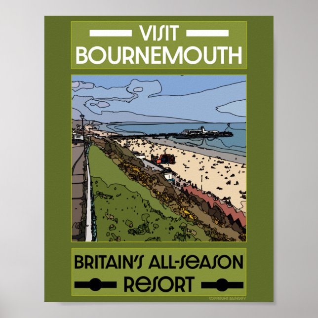 Bournemouth Vintage - Poster (Frente)