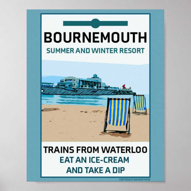 Bournemouth Vintage - Poster (Frente)