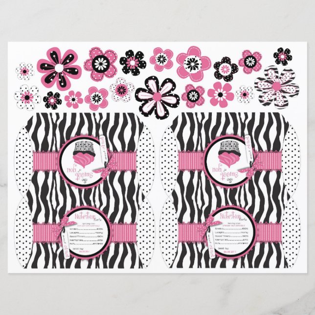 Boutique Chic Party Favor Puff Box (Frente)