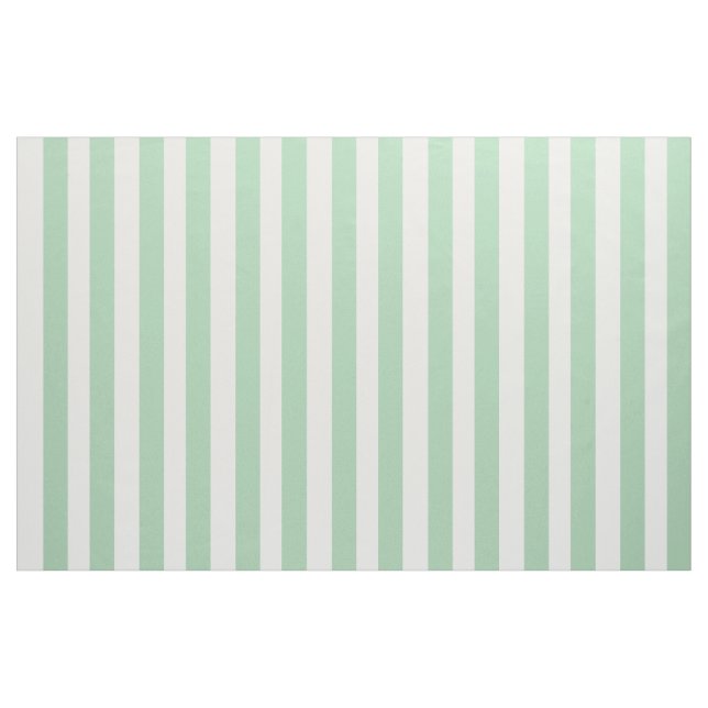 Boutique Stripes - Tecido White Mint Green 2 (Fat Quarter)