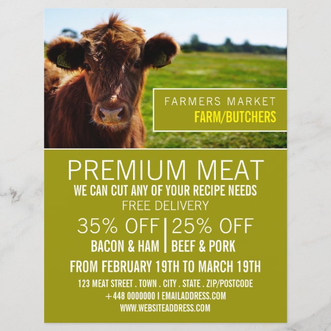 Bovinos castanhos, Farmadores e Panfleto Publicitá (Frente)