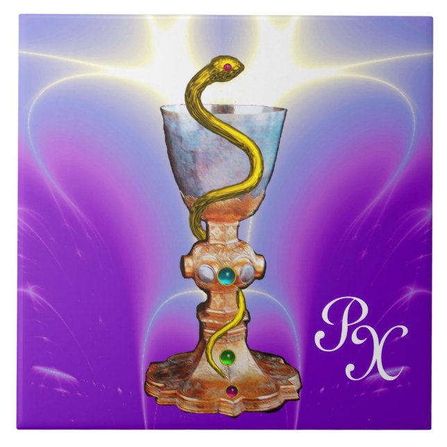 BOWL DE HYGEIA MONOGRAM Medicamento, Farmácia Roxo (Frente)