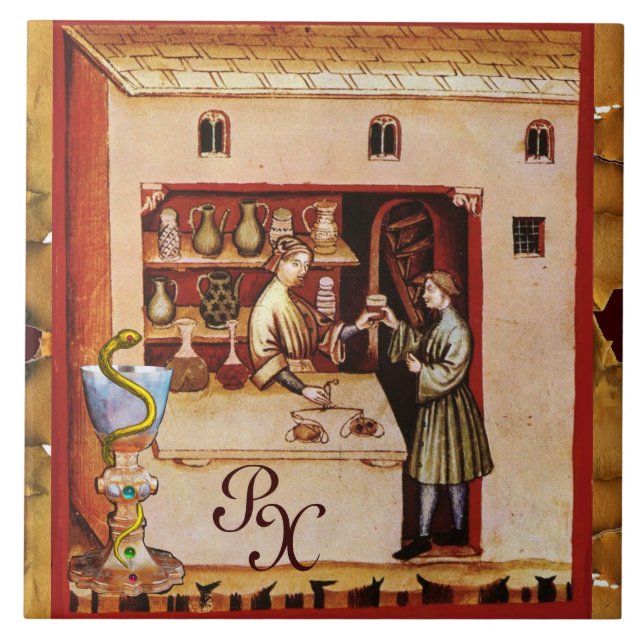 BOWL DE HYGEIA MONOGRAM Medicine, Farmácia (Frente)