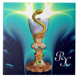 BOWL DE HYGEIA MONOGRAM Medicine, Pharmacy Blue