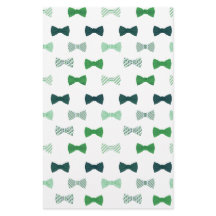 Bowties de padrão Tie do Arco Verde Moderno