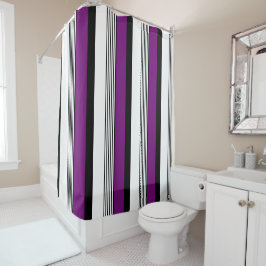 Box Cortina de Chá Maiestosa para Stripes Violetas