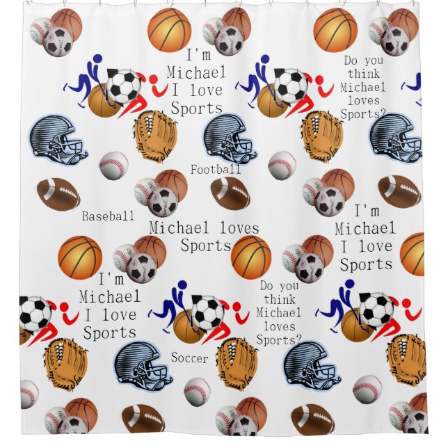 Box Cortina de Chá para Crianças Esportivas (Frente)