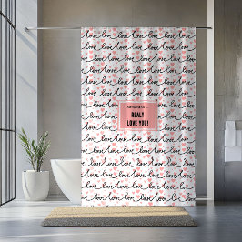 Box Cortina de chuveiro personalizada para o Dia dos N