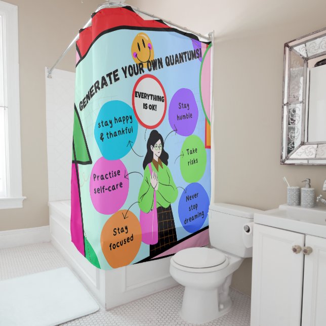 BOX GERE SUAS PRÓPRIAS QUANTUMAS! CORTINA PARA BANHEIR (In Situ)