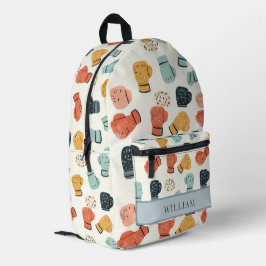 Boxas Luvas Beige Kids De Volta À Escola
