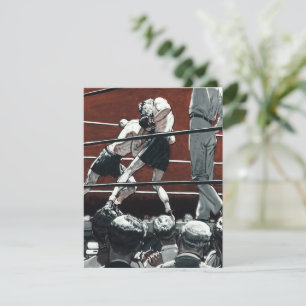 Boxe Esportivo Antigo, Lutadores de Boxe Lutam no 