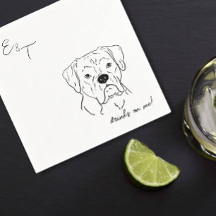 Boxel Dog Cocktail guardanapos