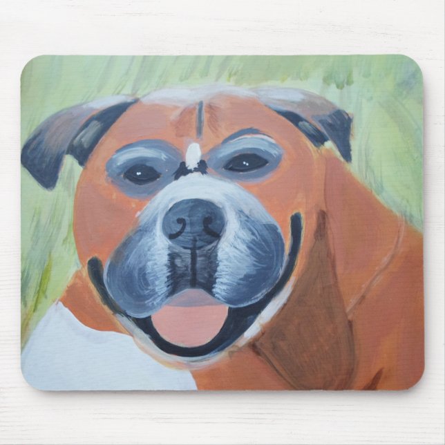 Boxer Dog Mousepad (Frente)