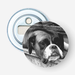 Boxer Dog On Windowsill bocna