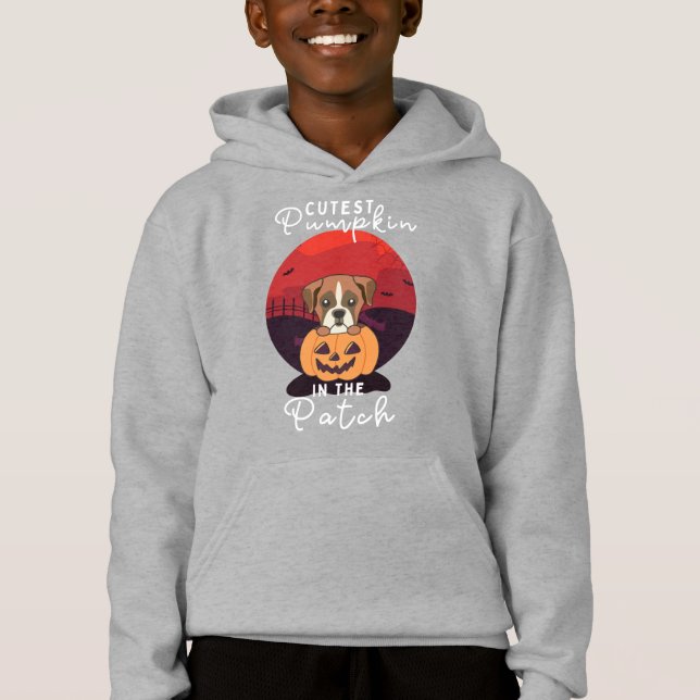 Boxer In Pumpkin Dogs Pumpkin No Patch (Frente)