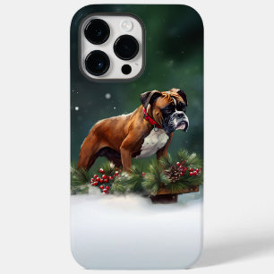Boxer Natal neve inverno