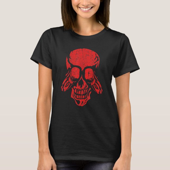 Boxin Skull Graphic Camisetas Boxer Skeleton Hallo (Frente)
