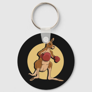 Boxing Kangaroo Chaveiro