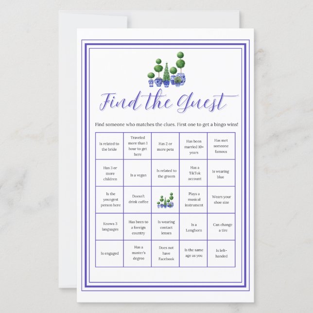 Boxwood Blue - Encontre o convidado (Frente)