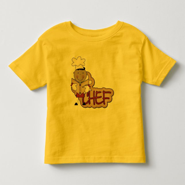 Boy Chef - Camisetas afro-americanos e presentes (Frente)