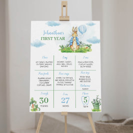 Boy Peter Rabbit Birthday - Poster