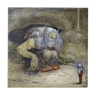 "Boy with Troll" de John Bauer