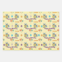 Boys Adicione Apelido Nome e Balões de Idade Ofert