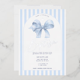 Boys Blue Arco e Strike Baptism Convite