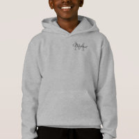 Boys Clothing Monograma Letra inicial Nome Hoodie
