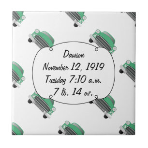Boys Room Classic Car Oferece Doces Verdes
