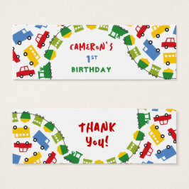 Boys Toys Transport Festa de aniversário DIY Gift