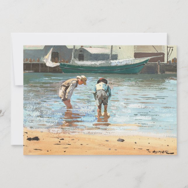 Boys Wading | Winslow Homer (Frente)